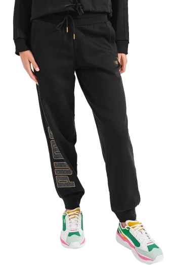 Спортивні штани жіночі Puma Power Logolove Pants FL чорного кольору