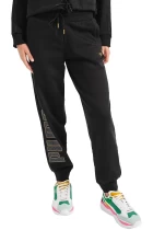 Спортивные брюки женские Puma Power Logolove Pants FL черного цвета