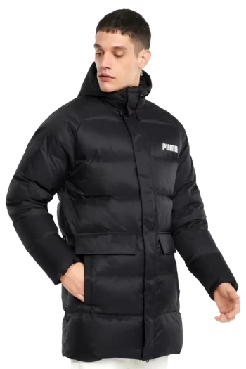 Пальто пуховик чоловіче Puma Solid Down Coat чорного кольору