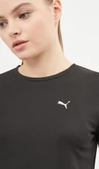 Футболка жіноча Puma ESS Small Logo Tee чорного кольору