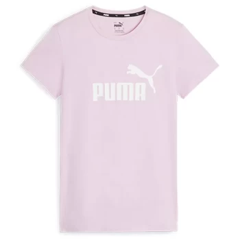 Футболка жіноча Puma ESS Logo Tee світло-рожевого кольору