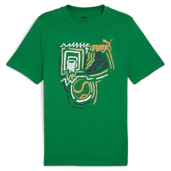 Футболка чоловіча Puma GRAPHICS Year of Sports Tee зеленого кольору