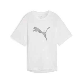 Футболка жіноча Puma EVOSTRIPE Graphic Tee білого кольору