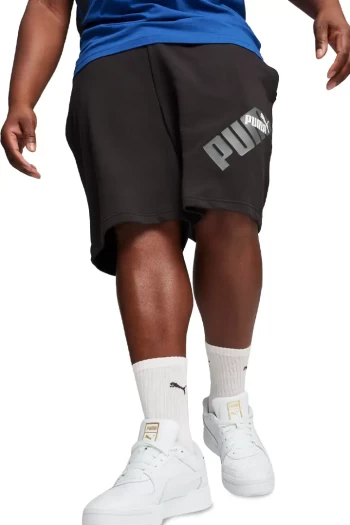 Спортивні шорти чоловічі PUMA POWER Graphic Shorts чорного кольору