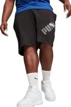 Спортивные шорты мужские PUMA POWER Graphic Shorts черного цвета