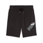 Спортивные шорты мужские PUMA POWER Graphic Shorts черного цвета