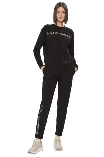 Спортивний костюм жіночий EA7 Emporio Armani Tracksuit чорного кольору 8NTV54 TJTXZ 1200