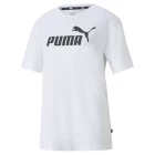 Футболка женская Puma ESS Logo Boyfriend Tee белого цвета