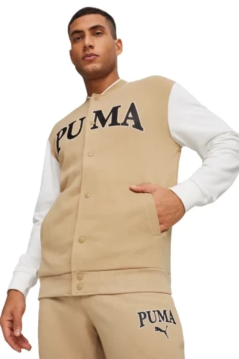 Толстовка чоловіча Puma SQUAD Track Jacket бежевого кольору