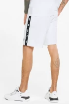 Спортивные шорты мужские PUMA ESS+ Tape Shorts белого цвета