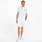 Спортивные шорты мужские PUMA ESS+ Tape Shorts белого цвета