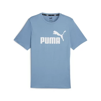 Футболка чоловіча Puma ESS Logo Tee синього кольору
