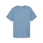 Мужская футболка Puma ESS Logo Tee синего цвета