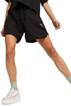 Спортивные шорты женские PUMA HER Shorts черного цвета