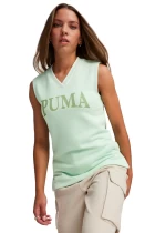 Майка женская Puma SQUAD Vest TR фисташкового цвета