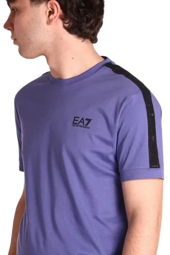 Футболка чоловіча EA7 Emporio Armani T-SHIRT фіолетового кольору