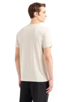 Футболка чоловіча EA7 Emporio Armani T-SHIRT молочного кольору 3DPT39 PJTJZ 1946