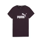 Футболка женская Puma ESS Logo Tee Midnight Plum сливового цвета