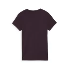 Футболка женская Puma ESS Logo Tee Midnight Plum сливового цвета