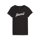 Футболка женская Puma ESS+ Script Tee черного цвета черного цвета