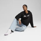 Худі жіноче Puma ESS+ Script Hoodie FL чорного кольору