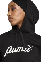 Худі жіноче Puma ESS+ Script Hoodie FL чорного кольору