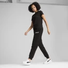 Спортивные штаны женские Puma ESS+ Script Pants FL черного цвета