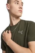 Футболка мужская Puma BETTER ESSENTIALS Tee оливкового цвета