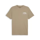 Футболка мужская PUMA SQUAD Tee бежевого цвета