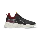 Кроссовки Puma Ferrari RS-X PUMA Black-Intense Red Unisex черного цвета