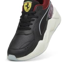 Кроссовки Puma Ferrari RS-X PUMA Black-Intense Red Unisex черного цвета