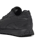 Кросівки чоловічі PUMA Blktop Rider Leather Black-Shadow Gray чорного кольору