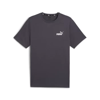 Футболка чоловіча PUMA ESS Small Logo Tee Galactic Gray сірого кольору