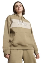 Худі жіноче Puma SQUAD Hoodie FL бежевого кольору