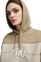 Худі жіноче Puma SQUAD Hoodie FL бежевого кольору