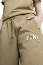 Спортивные брюки женские Puma SQUAD Pants FL бежевого цвета