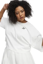 Футболка женская PUMA BETTER CLASSICS Tee белого цвета 62422602