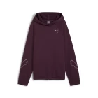 Худые женское PUMA MOTION Hoodie FL Midnight Plum сливового цвета