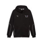 Кофта спортивна Puma BMW MMS HOODED SWEAT JKT Unisex чорного кольору