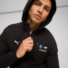 Кофта спортивна Puma BMW MMS HOODED SWEAT JKT Unisex чорного кольору