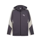 Кофта спортивна чоловіча Puma EVOSTRIPE Full-Zip Hoodie фіолетового кольору