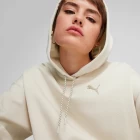 Худи женское Puma CLASSICS Oversized Hoodie белого цвета