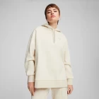 Худі жіноче Puma CLASSICS Oversized Hoodie білого кольору