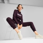 Худи женское Puma ESS Logo Hoodie FL фиолетового цвета