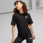 Футболка женская PUMA ESS TAPE Tee черного цвета