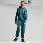 Худі чоловіче Puma CLASSICS+ Relaxed Hoodie Cold Green