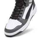 Кросівки чоловічі Puma Rebound v6 White-Black-Shadow Gray