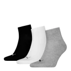 Шкарпетки (3 пари) PUMA UNISEX QUARTER PLAIN 3P grey/white/black