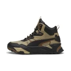 Кроссовки высокие мужские PUMA Trinity Mid Hybrid L Oak Branch-PUMA Black-Sand Dune-Haute Coffee