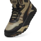 Кроссовки высокие мужские PUMA Trinity Mid Hybrid L Oak Branch-PUMA Black-Sand Dune-Haute Coffee